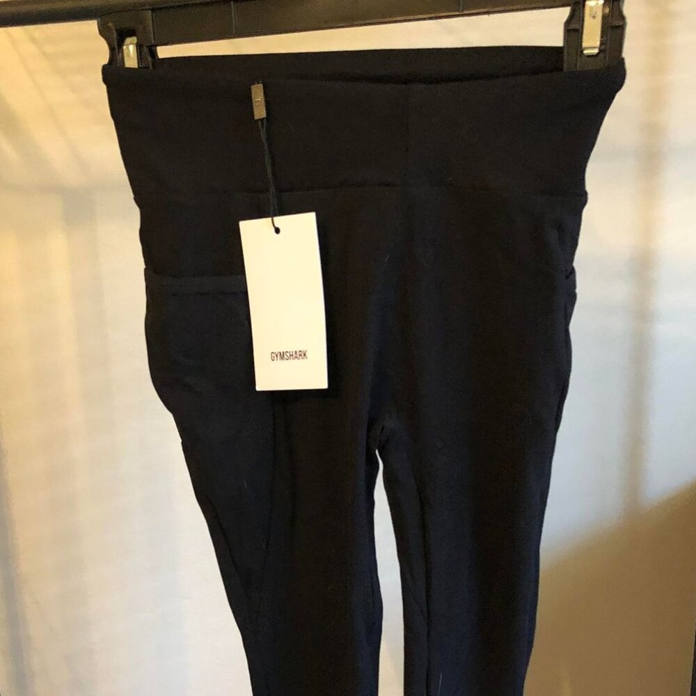 New with tags, black Gymshark leggings, size XS